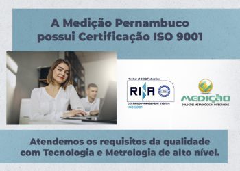 O Laboratório Medição Pernambuco é certificado ISO 9001