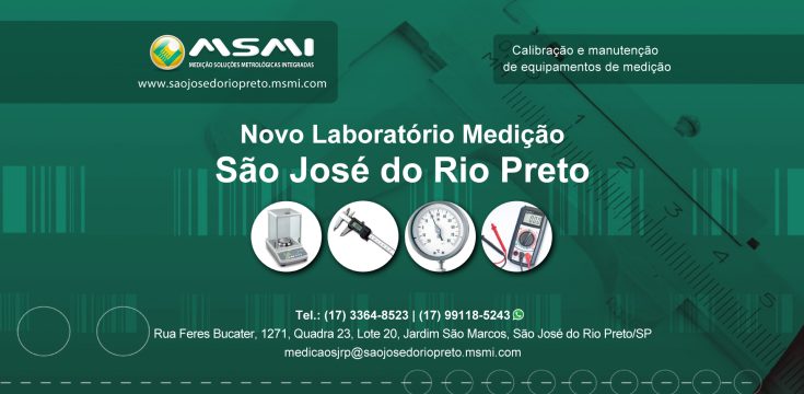 Nova Unidade MSMI-Medição em São José do Rio Preto