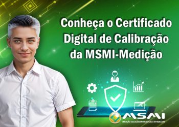 Certificado Digital de Calibração MSMI-Medição