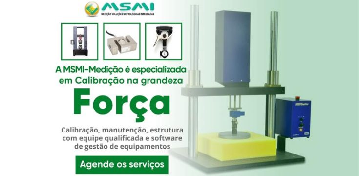 Somos especializados em calibração na grandeza Força!