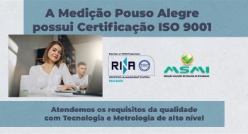 Certificação ISO 9001 na Medição Pouso Alegre