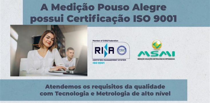 Certificação ISO 9001 na Medição Pouso Alegre